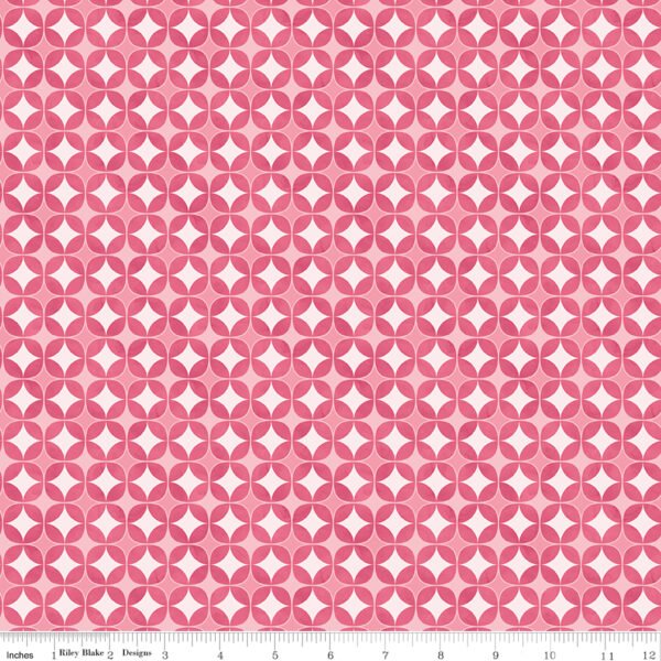 Painted Petals Geo Circles Pink